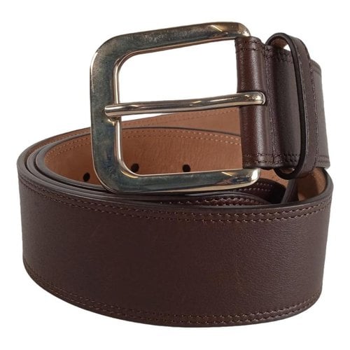 Pre-owned Stefan Cooke Leather Belt In Brown