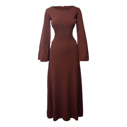 Pre-owned Cult Gaia Maxi Dress In Brown