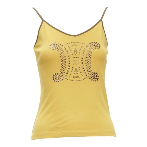 Pre-owned Celine Camisole In Yellow