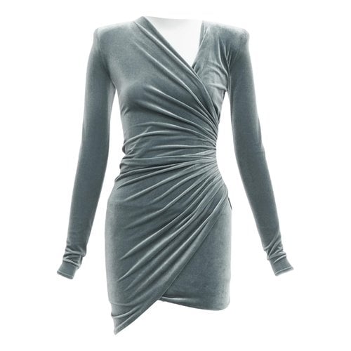 Pre-owned Alexandre Vauthier Mid-length Dress In Grey