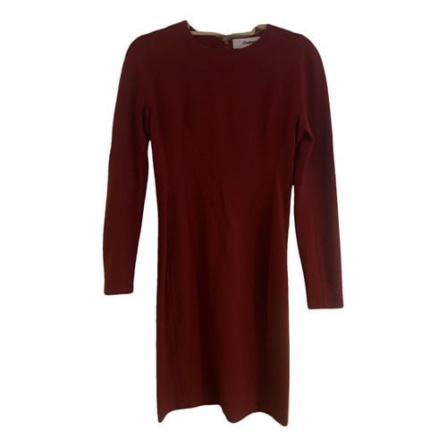 Pre-owned Chalayan Mid-length Dress In Burgundy