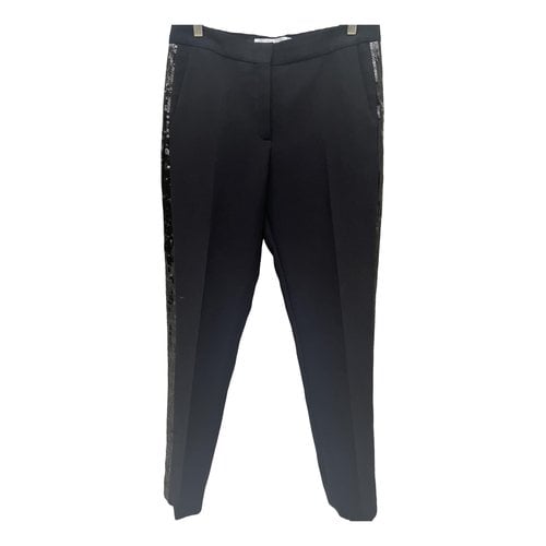 Pre-owned Victoria Victoria Beckham Straight Pants In Black