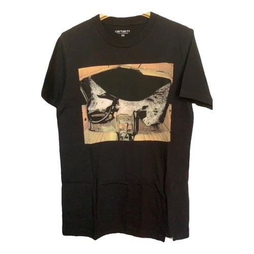 Pre-owned Carhartt T-shirt In Black