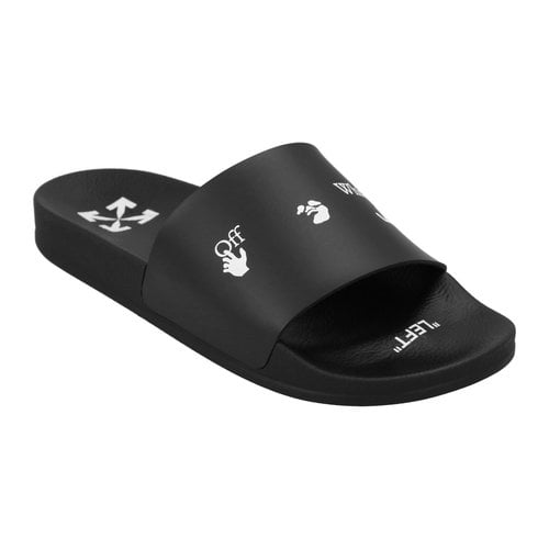 Pre-owned Off-white Sandals In Black