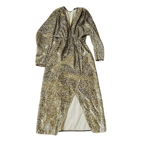Pre-owned Forte Forte Maxi Dress In Gold
