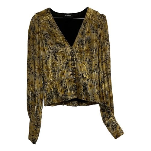 Pre-owned The Kooples Blouse In Gold