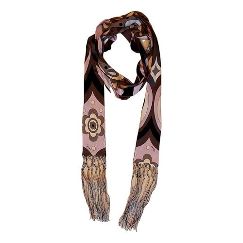 Pre-owned Emilio Pucci Silk Scarf In Other