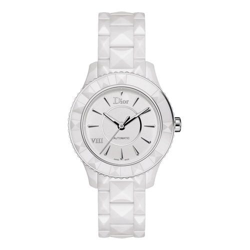 Pre-owned Dior Ceramic Watch In White