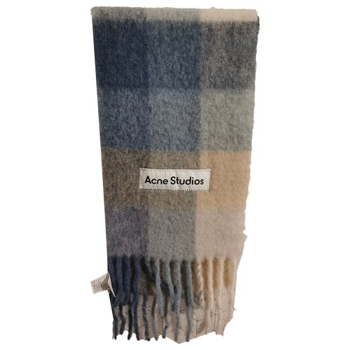 Pre-owned Acne Studios Scarf In Blue