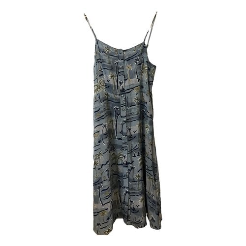 Pre-owned The Kooples Maxi Dress In Blue