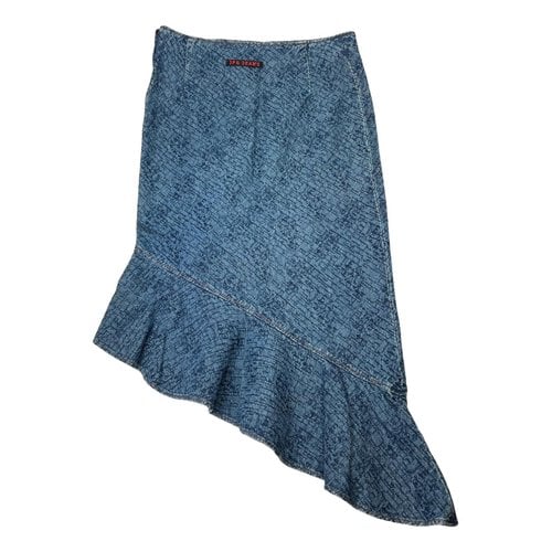 Pre-owned Jean Paul Gaultier Mid-length Skirt In Blue
