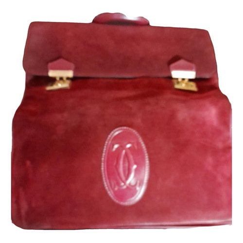 Pre-owned Cartier 24h Bag In Burgundy