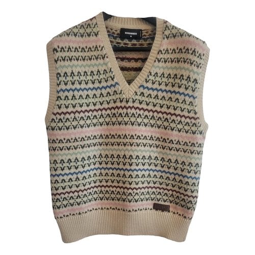 Pre-owned Dsquared2 Wool Pull In Multicolour