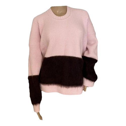 Pre-owned Max Mara Wool Jumper In Pink