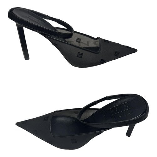 Pre-owned Givenchy Cloth Heels In Black
