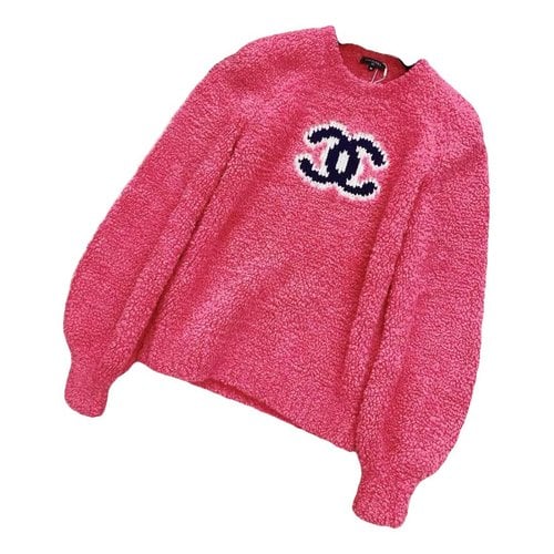 Pre-owned Chanel Wool Jumper In Pink