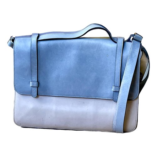 Pre-owned Marni Leather Crossbody Bag In Grey