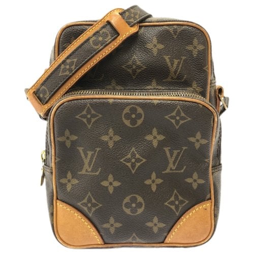 Pre-owned Louis Vuitton Amazon Handbag In Brown