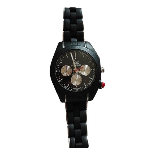Pre-owned Dior Watch In Black