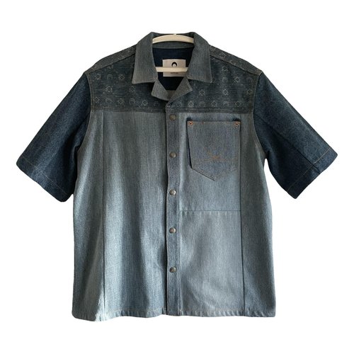 Pre-owned Marine Serre Shirt In Navy