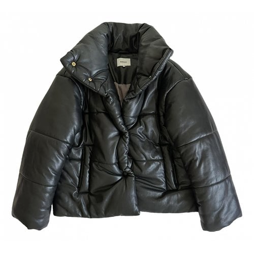 Pre-owned Nanushka Vegan Leather Jacket In Black