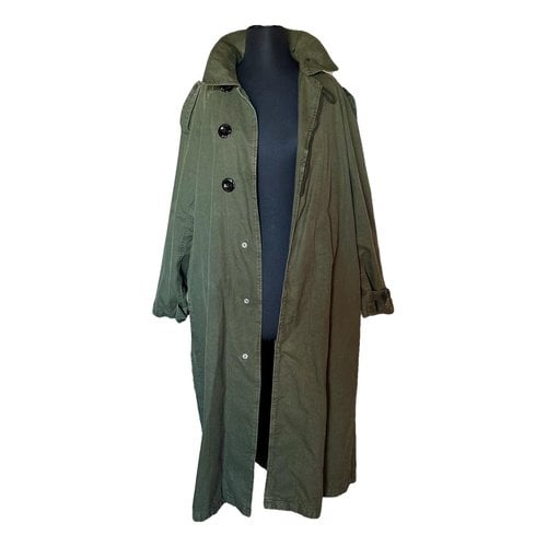 Pre-owned G-star Raw Trenchcoat In Green