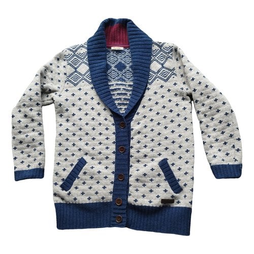 Pre-owned Barbour Wool Cardigan In Multicolour