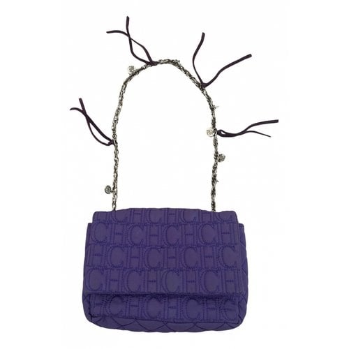Pre-owned Carolina Herrera Mini Bag In Purple