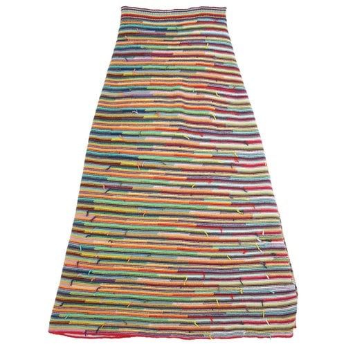 Pre-owned Chloé Cashmere Mid-length Skirt In Multicolour