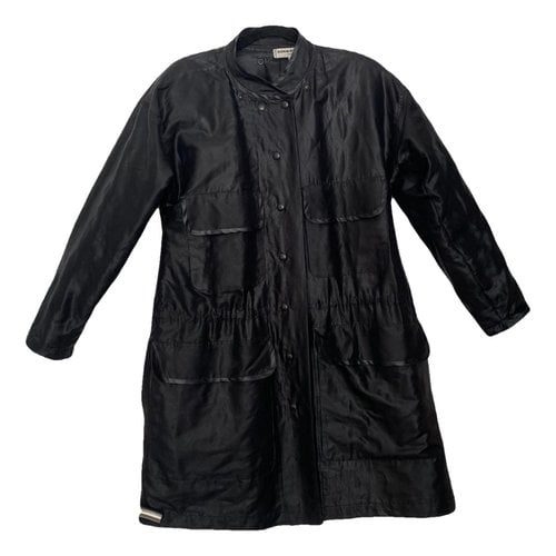 Pre-owned Sonia Rykiel Trench Coat In Black