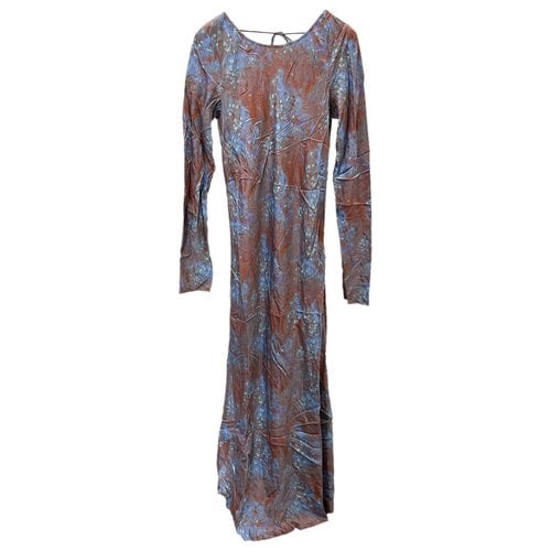Pre-owned Silk Laundry Silk Maxi Dress In Other