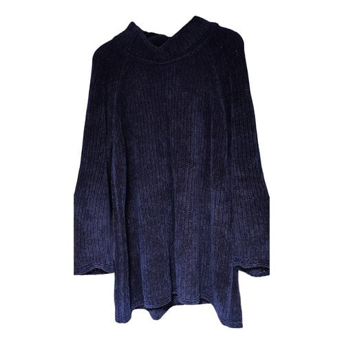 Pre-owned Marc Cain Wool Jumper In Blue