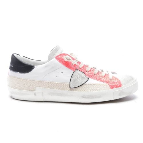 Pre-owned Philippe Model Leather High Trainers In Multicolour