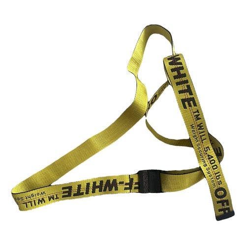 Pre-owned Off-white Belt In Multicolour