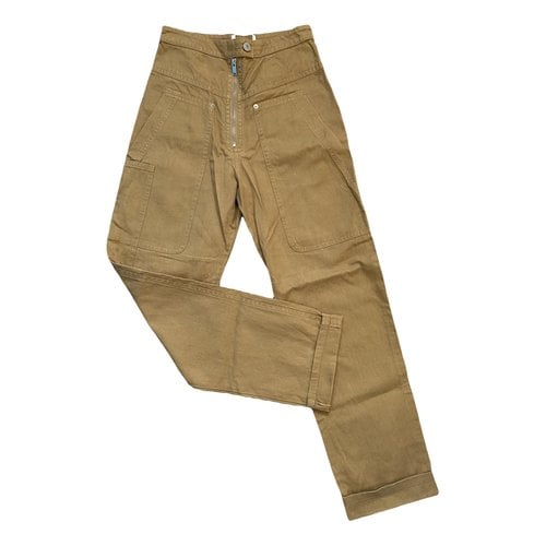 Pre-owned Isabel Marant Large Pants In Camel