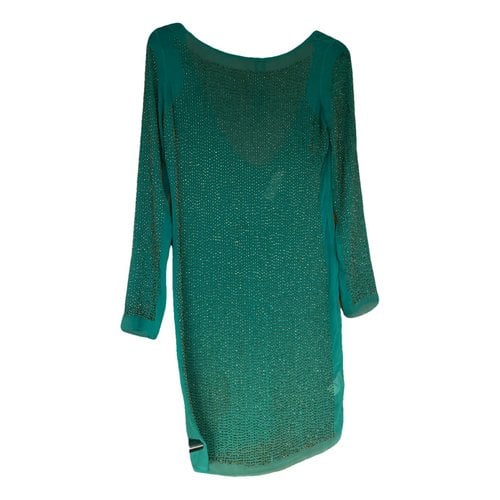 Pre-owned Needle & Thread Mid-length Dress In Green