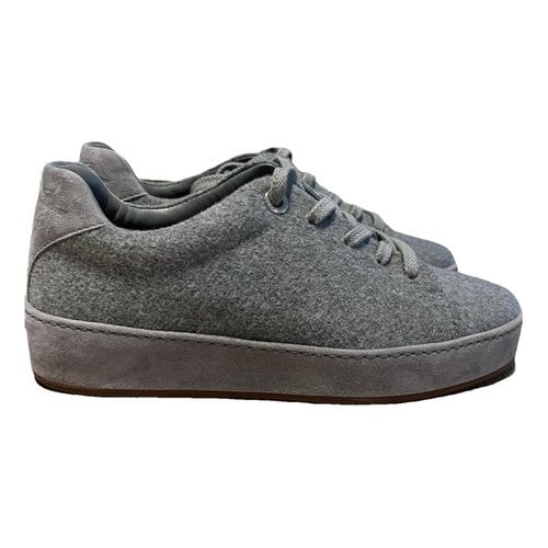 Pre-owned Loro Piana Trainers In Grey