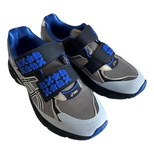 Pre-owned Asics Trainers In Blue