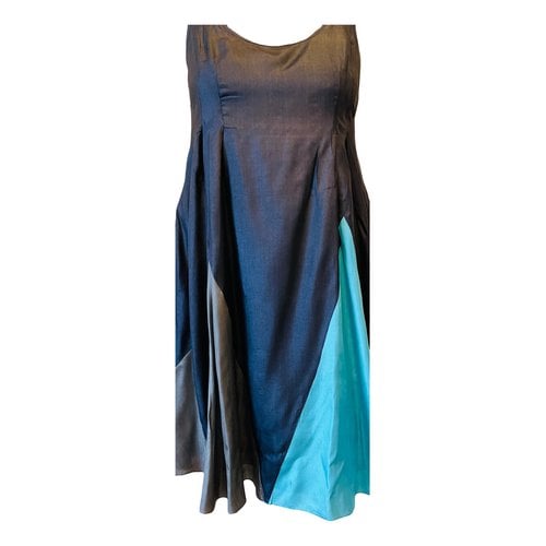 Pre-owned Dkny Silk Mid-length Dress In Other