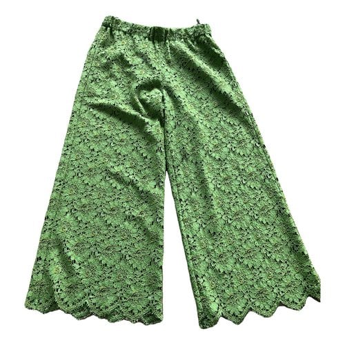 Pre-owned Gucci Large Pants In Green