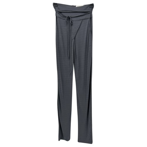 Pre-owned Christopher Esber Trousers In Grey