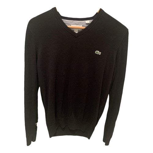 Pre-owned Lacoste Pull In Black