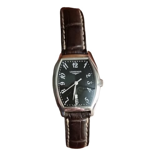 Pre-owned Longines Watch In Brown