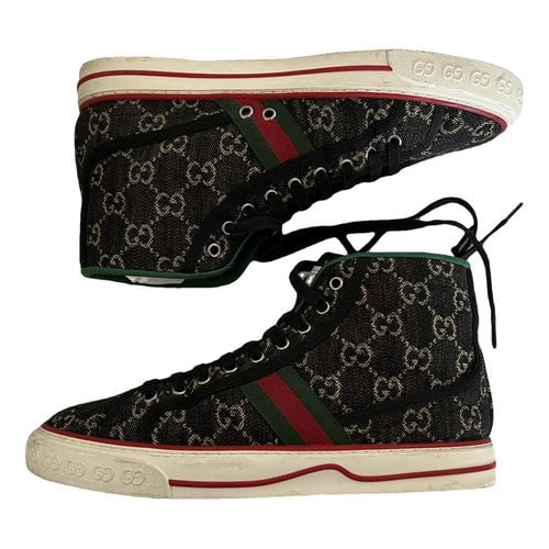 Pre-owned Gucci Tennis 1977 High Trainers In Other