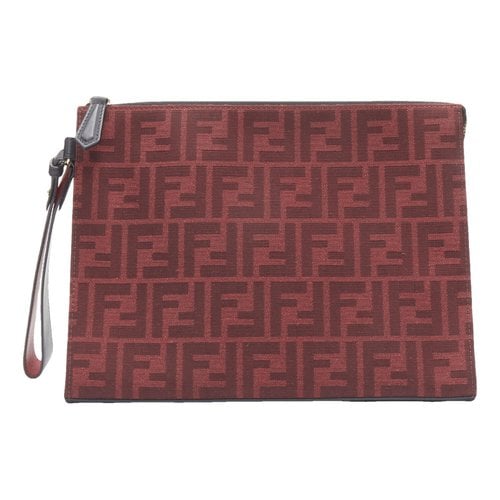 Pre-owned Fendi Leather Bag In Red