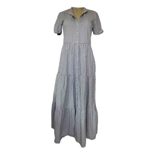 Pre-owned Brooks Brothers Maxi Dress In Blue