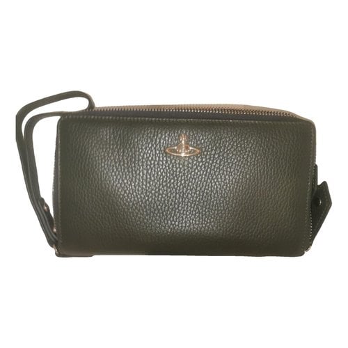 Pre-owned Vivienne Westwood Leather Small Bag In Green
