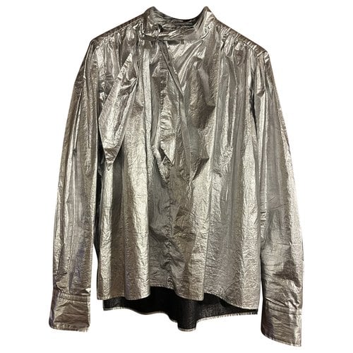 Pre-owned Isabel Marant Blouse In Silver