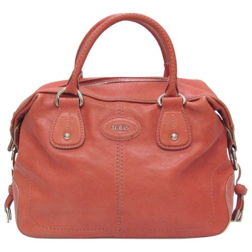 Pre-owned Tod's Leather Handbag In Pink