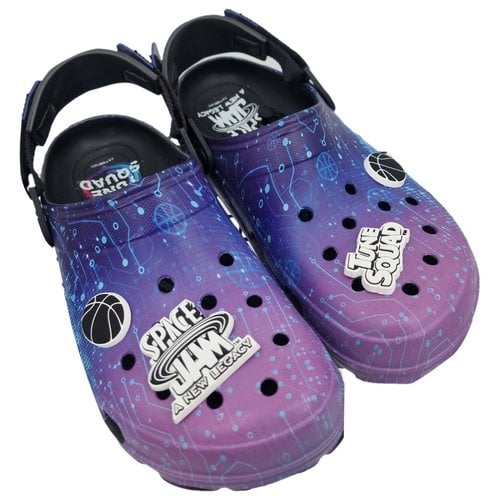 Pre-owned Crocs Sandals In Purple